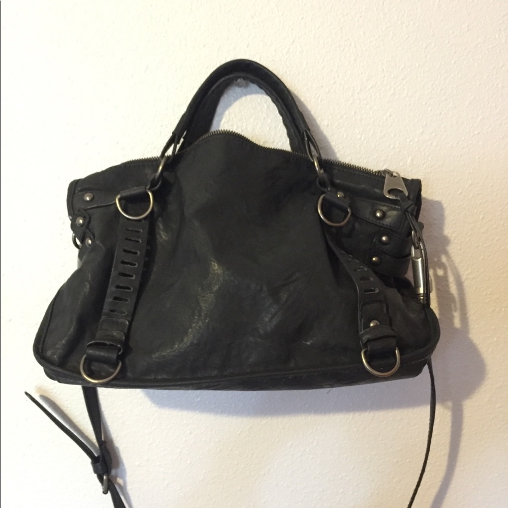 Black Vegan Leather Purse - Free People